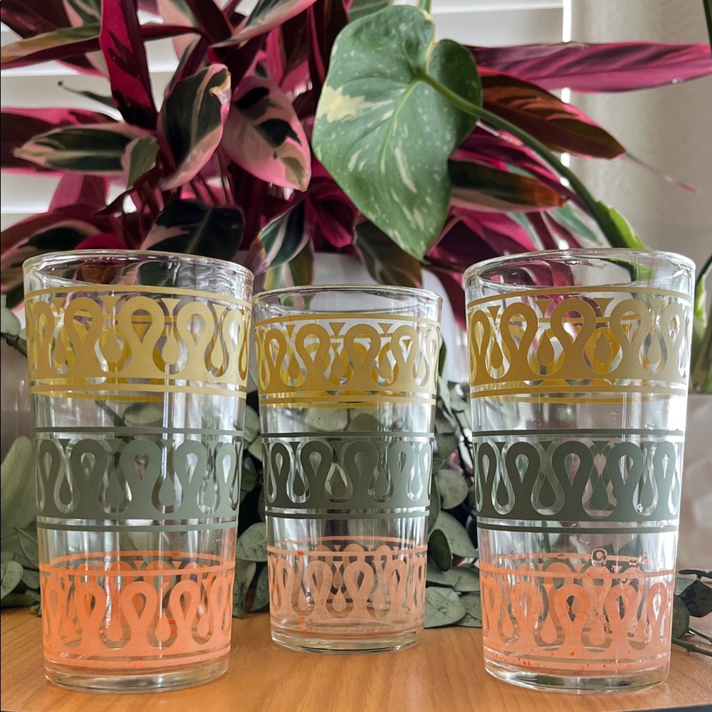 Continental Can Co Vintage 1960’s Tumbler Set of 3 EUC